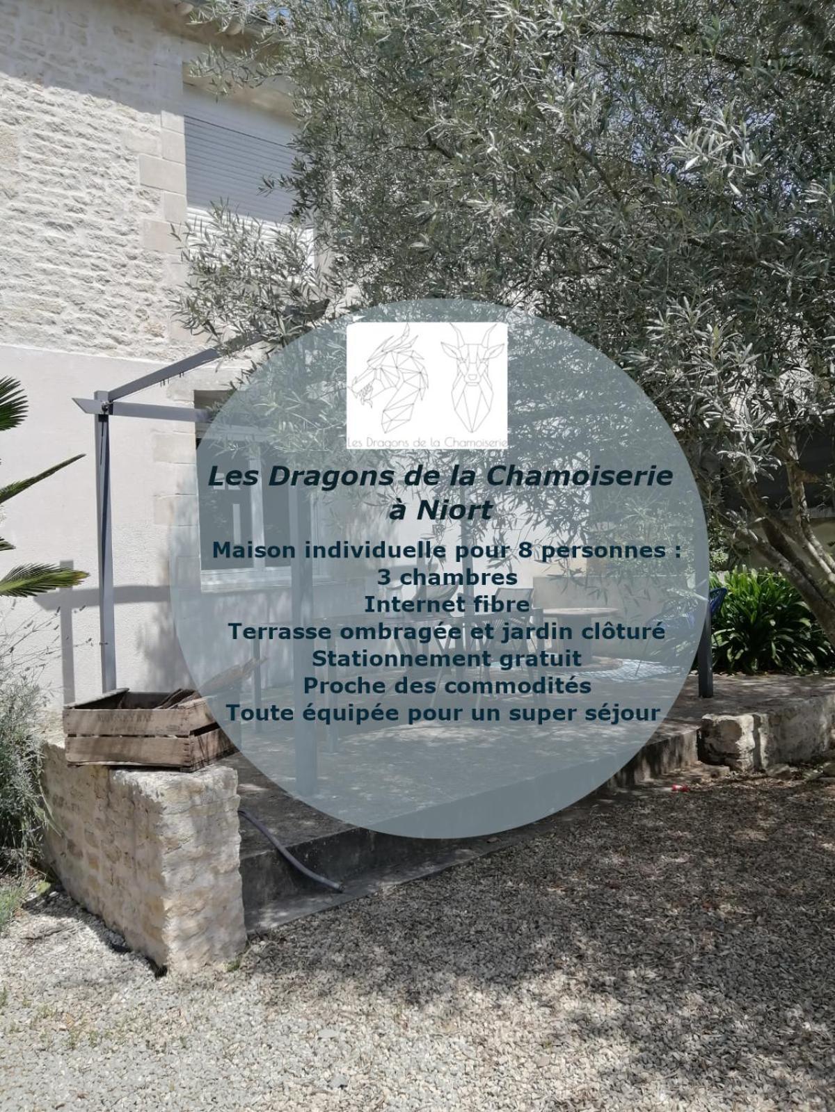 Jolie maison de ville avec un extérieur au calme - Les Dragons de la Chamoiserie NIORT Exterior foto
